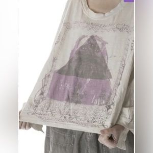 Magnolia Pearl Oversized Sufi Francis Hi Lo Pullover NEVER Worn NWT OS